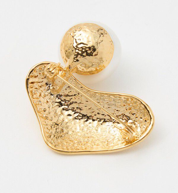 UNITED ARROWS「＜AYA KANEKO&times;IRIS 47&times;UNITED ARROWS＞イミテーションパール ハートブローチ」|ブローチ・コサージュ|