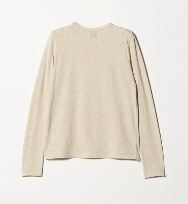 UNITED ARROWS「ラメ テンジク ロングスリーブ カットソー」|Tシャツ・カットソー|