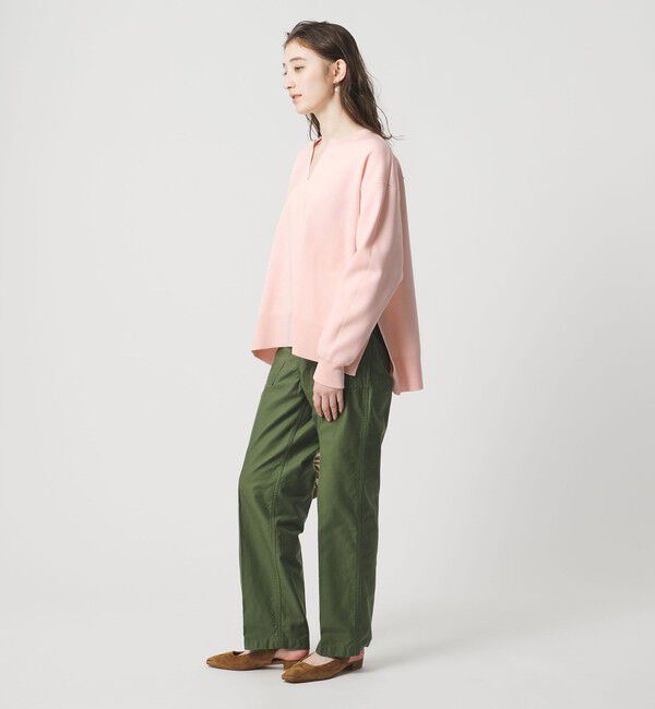 UNITED ARROWS「スウェットライク スキッパーニット ‐ウォッシャブル‐」|ニット・セーター|