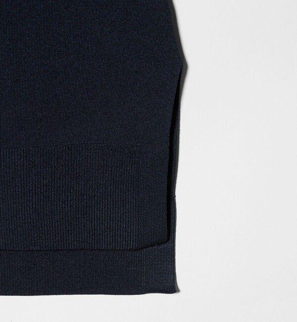 UNITED ARROWS「スウェットライク スキッパーニット ‐ウォッシャブル‐」|ニット・セーター|