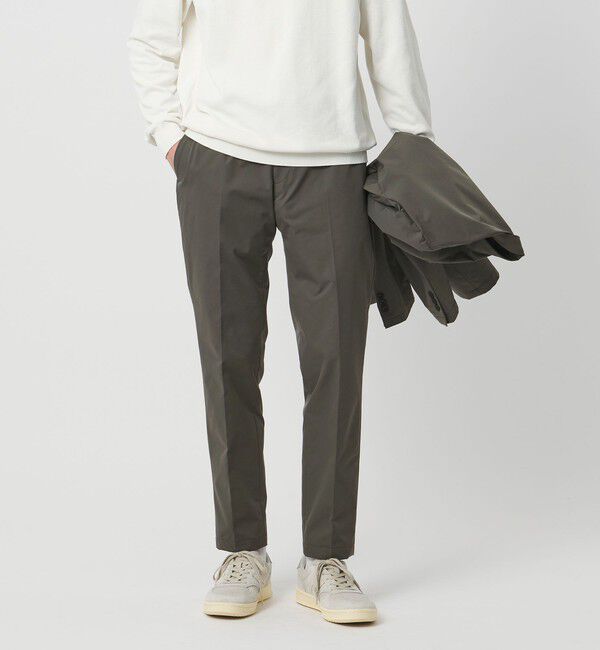 UNITED ARROWS「ダブルクロス ノープリーツ パンツ UA COZY ウォッシャブル ２WAYストレッチ はっ水」|スーツ|