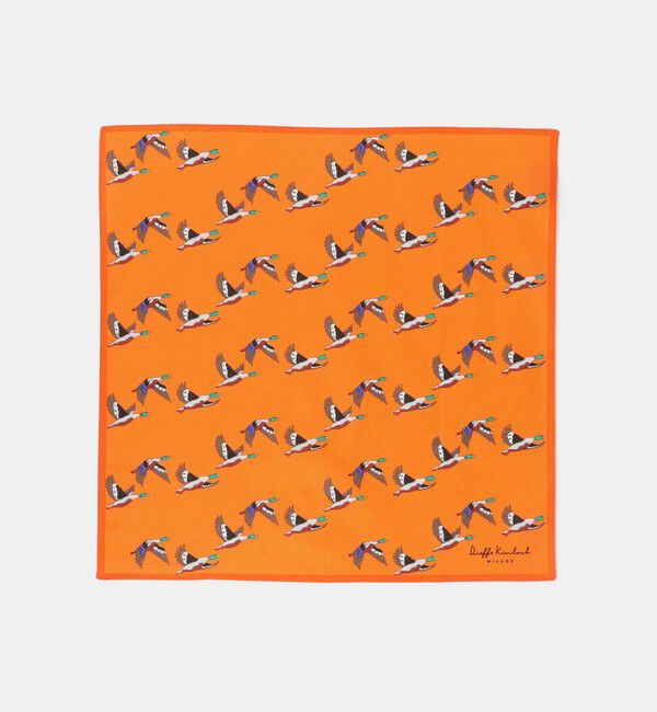 UNITED ARROWS「＜Dieffe Kinloch＞Flock of ducks ハンカチ」|ハンカチ|