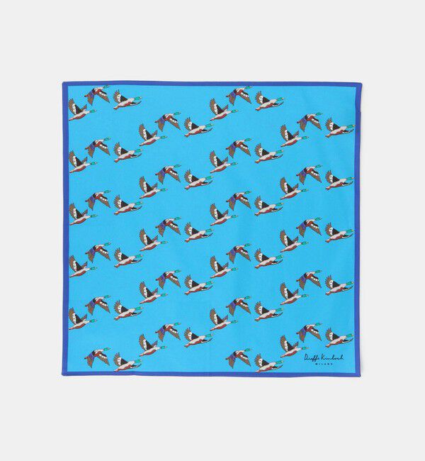 UNITED ARROWS「＜Dieffe Kinloch＞Flock of ducks ハンカチ」|ハンカチ|