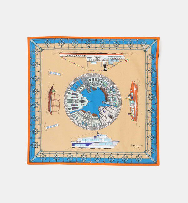 UNITED ARROWS「＜Dieffe Kinloch＞Como lake/ハンカチ 」|ハンカチ|