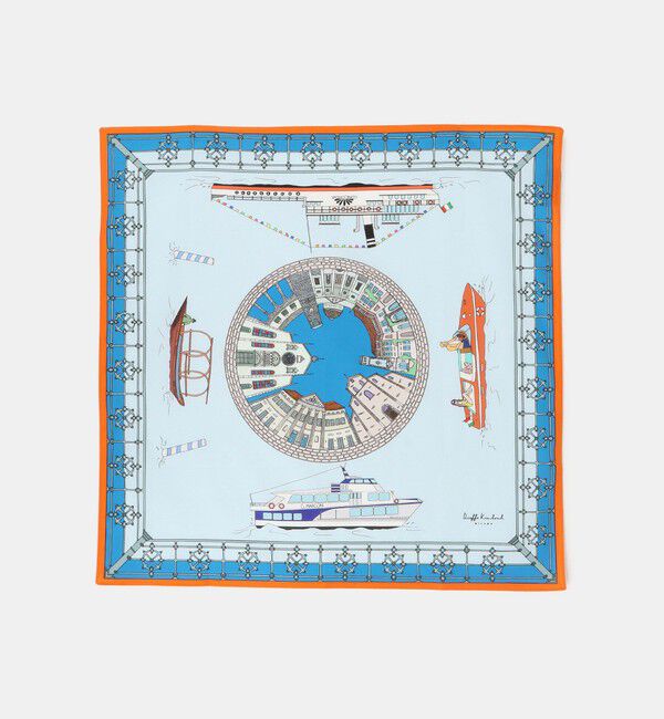 UNITED ARROWS「＜Dieffe Kinloch＞Como lake/ハンカチ 」|ハンカチ|