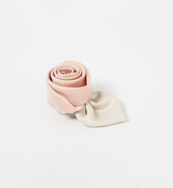 UNITED ARROWS「サテン ローズ コサージュ」|ブローチ・コサージュ|