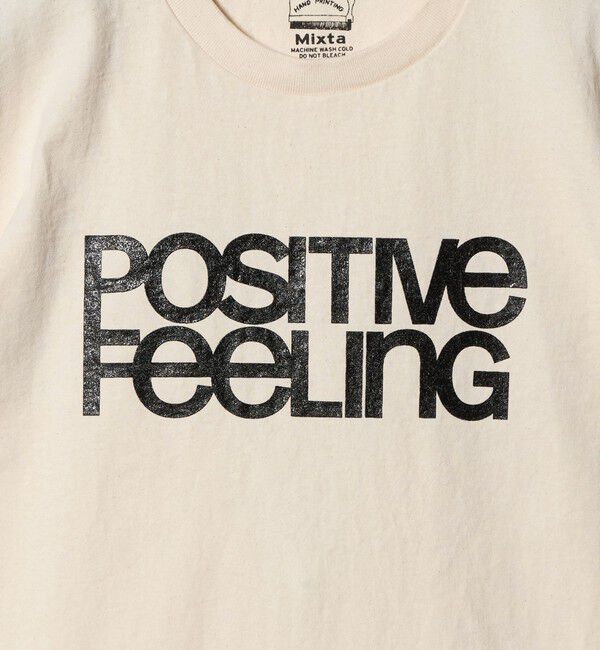 UNITED ARROWS「【別注】＜MIXTA＞POSITIVE FEELING Tシャツ NATURAL」|Tシャツ・カットソー|