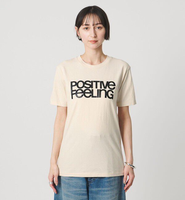 UNITED ARROWS「【別注】＜MIXTA＞POSITIVE FEELING Tシャツ NATURAL」|Tシャツ・カットソー|