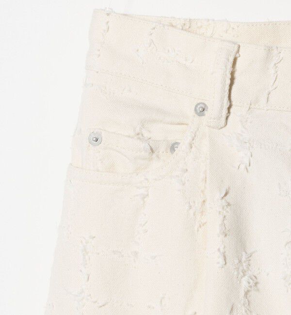 UNITED ARROWS「ジャガード タック ワイドパンツ ‐ウォッシャブル‐」|チノ|