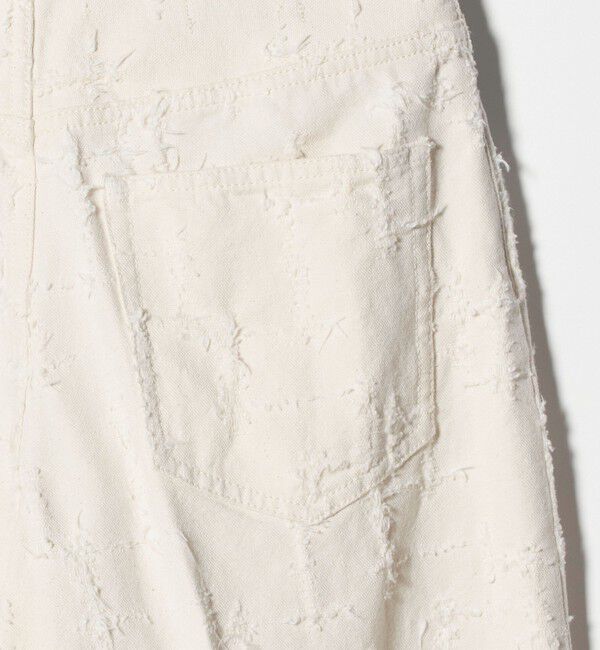 UNITED ARROWS「ジャガード タック ワイドパンツ ‐ウォッシャブル‐」|チノ|