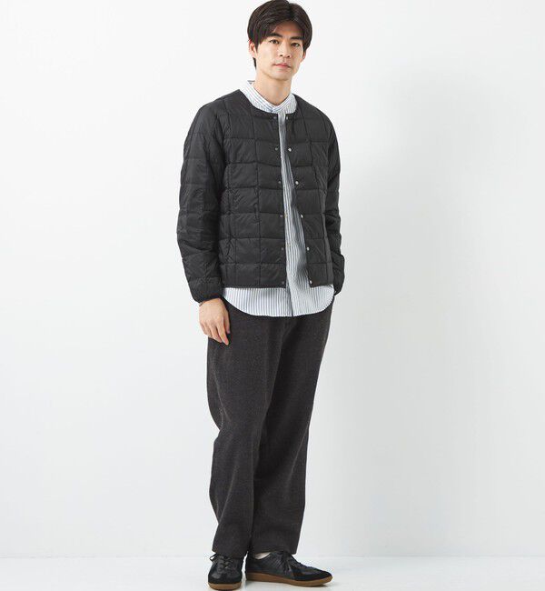 UNITED ARROWS green label relaxing「＜TAION＞ベーシック クルーネック ボタン インナー ダウンジャケット」|ダウン|