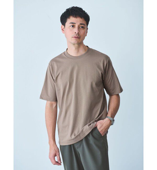 UNITED ARROWS green label relaxing「【WEB限定】JUST fit ジャケイン T 半袖 Tシャツ カットソー -吸水速乾・抗菌-」|Tシャツ・カットソー|