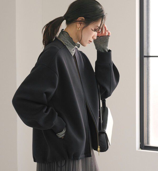 ダンボール ノーカラー ブルゾン（UNITED ARROWS green label relaxing