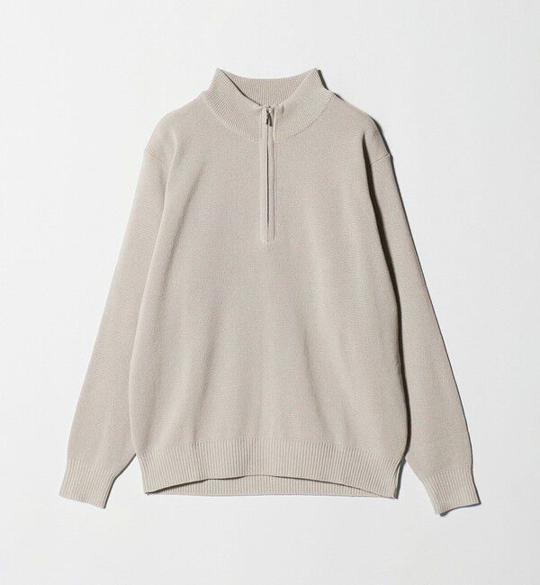 UNITED ARROWS green label relaxing「＜gim＞25F H/MLN ハーフジップ プルオーバー ニット -ウォッシャブル-」|ニット・セーター|