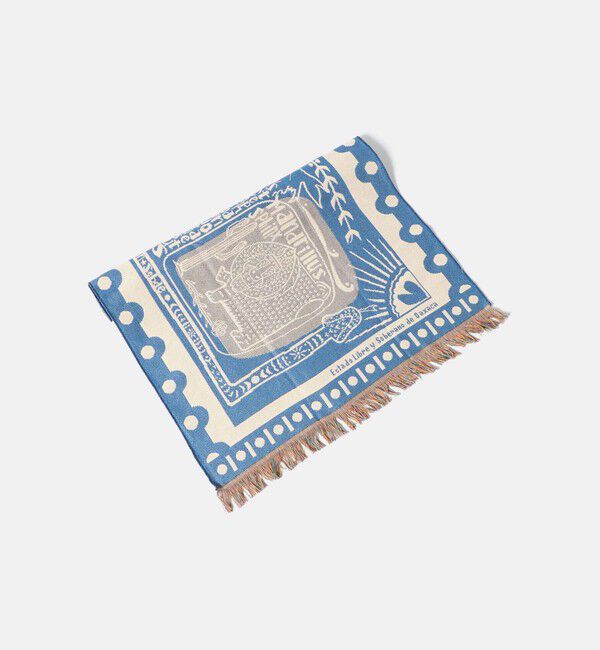 UNITED ARROWS green label relaxing「＜HERE by DETAIL＞オアハカ スローケット S ブランケット」|ブランケット|LT.BLUE