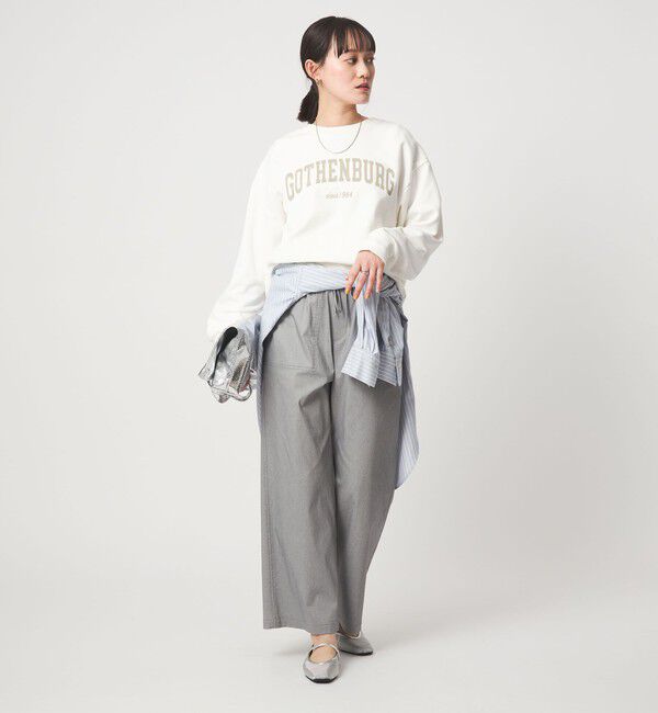 UNITED ARROWS green label relaxing「フェード カレッジ ロゴ スウェット プルオーバー」|スウェット・ジャージ|