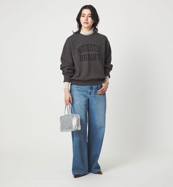 UNITED ARROWS green label relaxing「フェード カレッジ ロゴ スウェット プルオーバー」|スウェット・ジャージ|