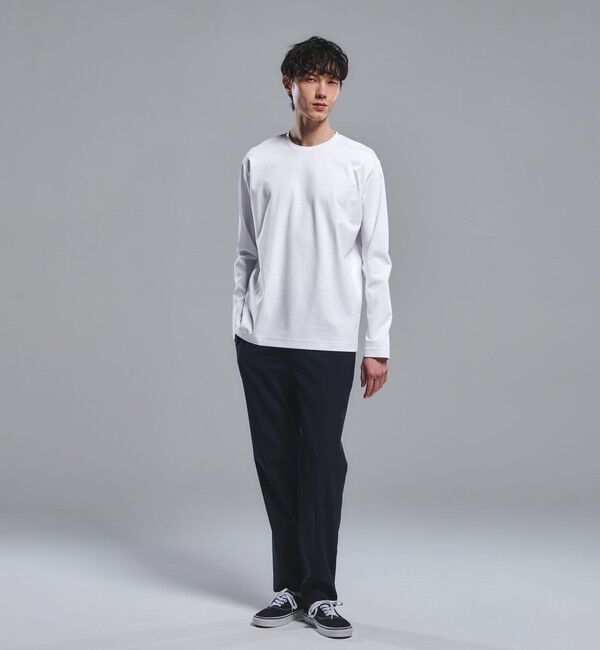 UNITED ARROWS green label relaxing「オーガニック コットン ポンチ クルーネック Tシャツ」|Tシャツ・カットソー|