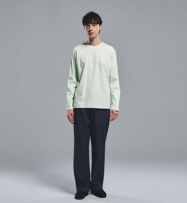 UNITED ARROWS green label relaxing「オーガニック コットン ポンチ クルーネック Tシャツ」|Tシャツ・カットソー|