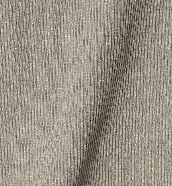 UNITED ARROWS green label relaxing「ラメ リブ ボートネック カットソー」|Tシャツ・カットソー|