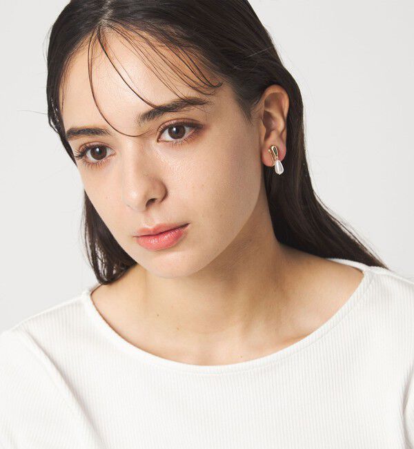 UNITED ARROWS green label relaxing「シズクモチーフ イヤリング」|イヤリング|