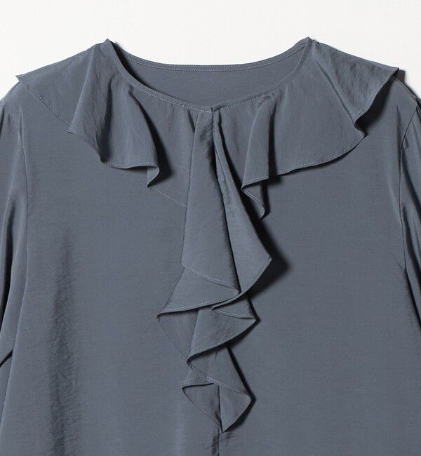 UNITED ARROWS green label relaxing「ラッフル ブラウス」|シャツ・ブラウス|