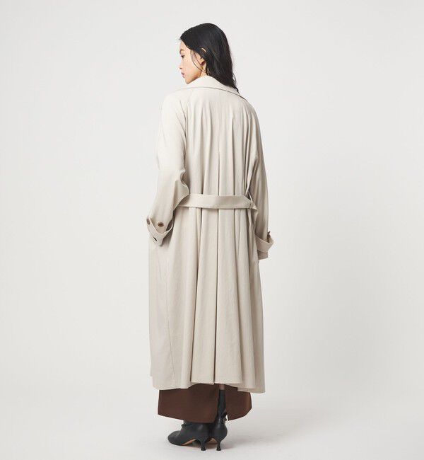 EMMEL REFINES「＜EMMEL REFINES＞EM Wボタン トロミ フレア トレンチコート」|トレンチコート|