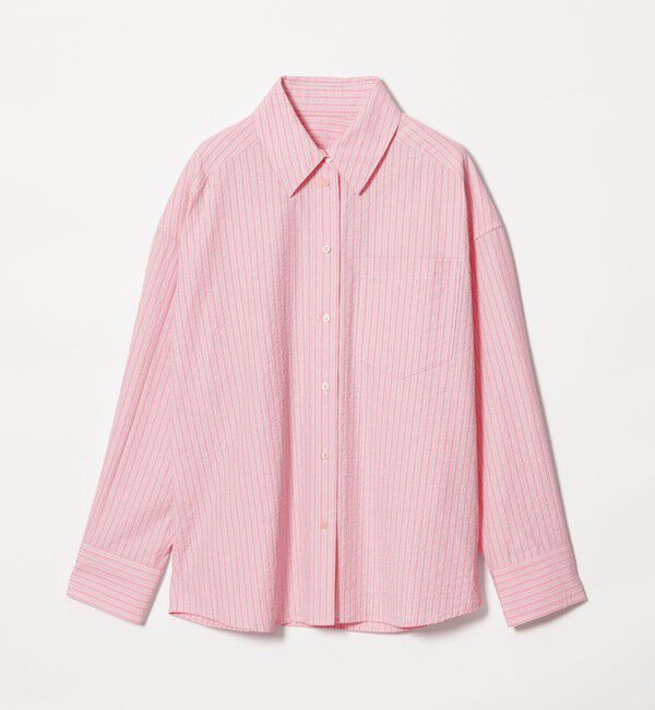 EMMEL REFINES「＜EMMEL REFINES＞EM ウェーブマルチ ストライプ シャツ」|シャツ・ブラウス|