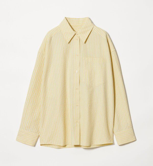 EMMEL REFINES「＜EMMEL REFINES＞EM ウェーブマルチ ストライプ シャツ」|シャツ・ブラウス|