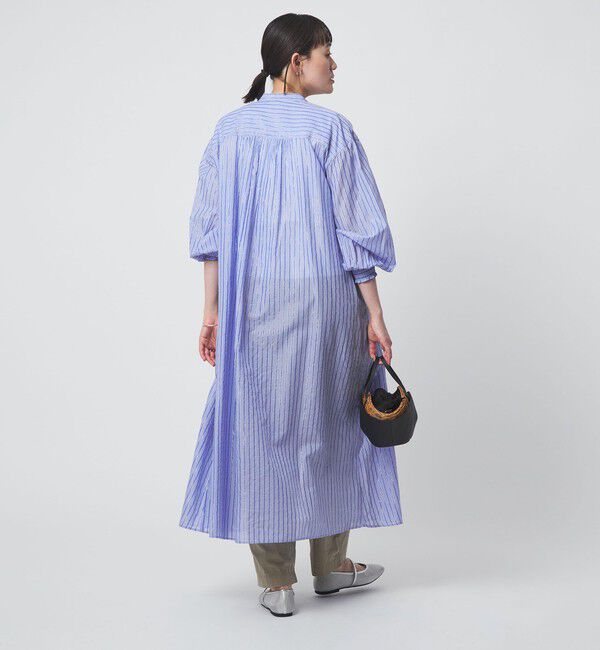 UNITED ARROWS green label relaxing「ギャザー シャツワンピース」|ワンピース|