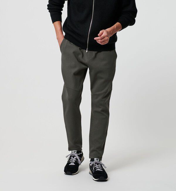 BEAUTY&YOUTH UNITED ARROWS「【WEB限定 WARDROBE SMART】ダブルニット イージーパンツ/セットアップ対応」|チノ|