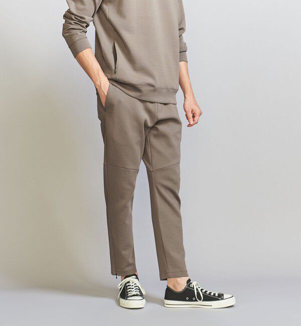 BEAUTY&YOUTH UNITED ARROWS「【WEB限定 WARDROBE SMART】ダブルニット イージーパンツ/セットアップ対応」|チノ|OLIVE