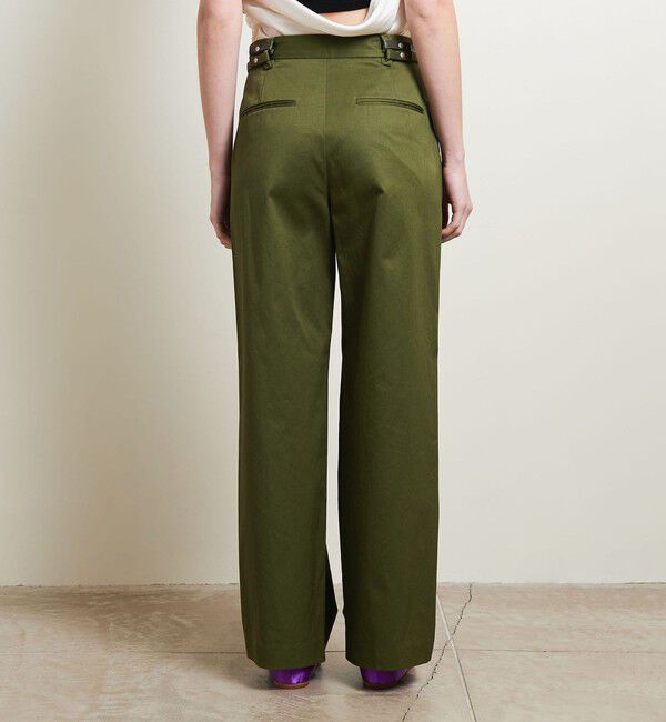 ATTISESSION「＜ATTISESSION＞ベルト 2タック ストレート パンツ」|その他|