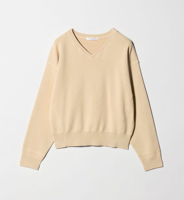 BEAUTY&YOUTH UNITED ARROWS「ソフトコットン Vネック スムース ニットプルオーバー ウォッシャブル」|ニット・セーター|