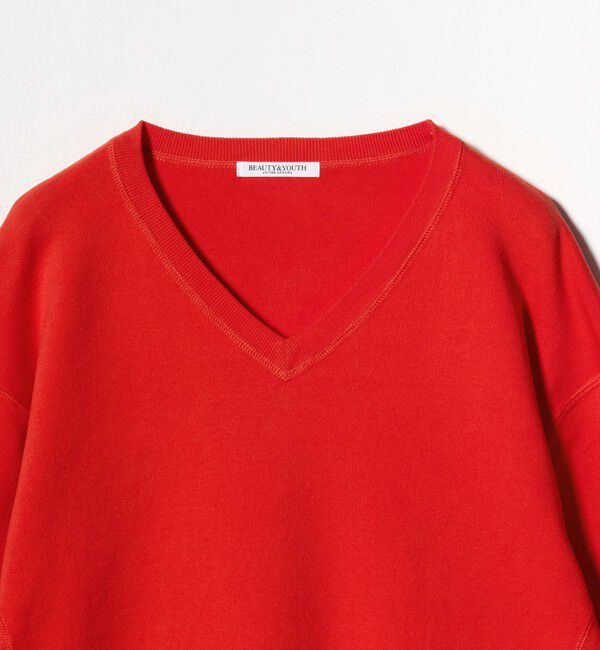 BEAUTY&YOUTH UNITED ARROWS「ソフトコットン Vネック スムース ニットプルオーバー ウォッシャブル」|ニット・セーター|