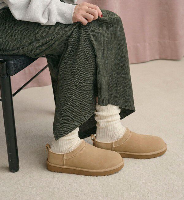 国内EXCLUSIVE】＜UGG＞クラシック マイクロ ショートブーツ