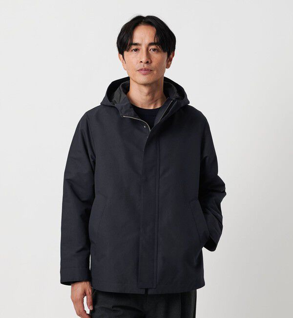 BEAUTY&YOUTH UNITED ARROWS「ソリッドタスラン フーディーブルゾン 撥水機能付き」|その他|NAVY