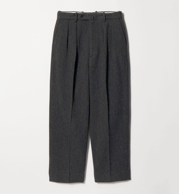 Steven Alan＞ クッキークロス インツープリーツ ドレス トラウザーズ