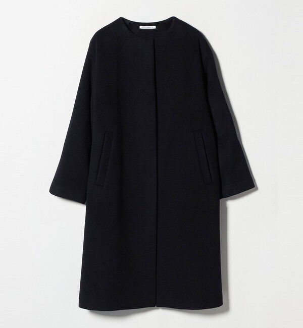 BEAUTY&YOUTH UNITED ARROWS「毛ナイロン ノーカラーコート」|ノーカラーコート|