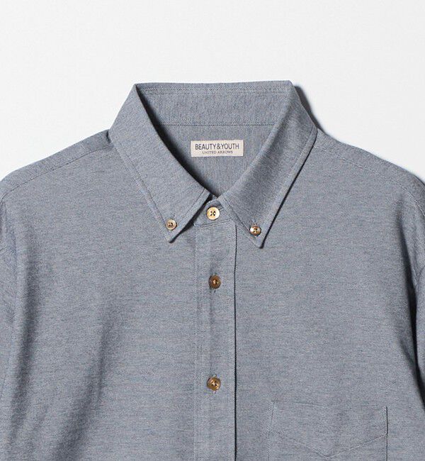 BEAUTY&YOUTH UNITED ARROWS「クイック ストレッチ シャンブレー ボタンダウン シャツ SLIM型 吸水速乾 」|シャツ・ブラウス|