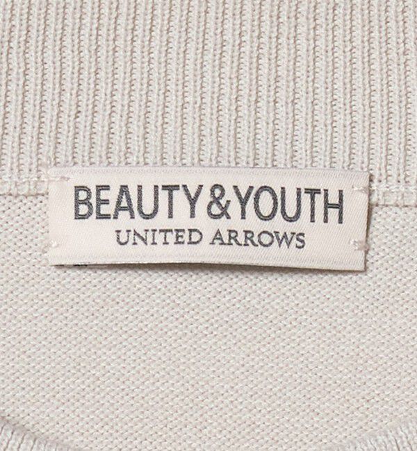 BEAUTY&YOUTH UNITED ARROWS「デオドラント ジャケット ネック ロングスリーブ ニット 抗菌防臭 ウォッシャブル」|ニット・セーター|