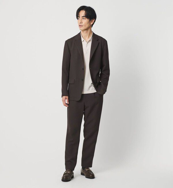 BEAUTY&YOUTH UNITED ARROWS「東レ/TORAY ワルツ 1プリーツ テーパード パンツ NO.5 セットアップ対応 ヨコストレッチ ウォッシャブル」|チノ|