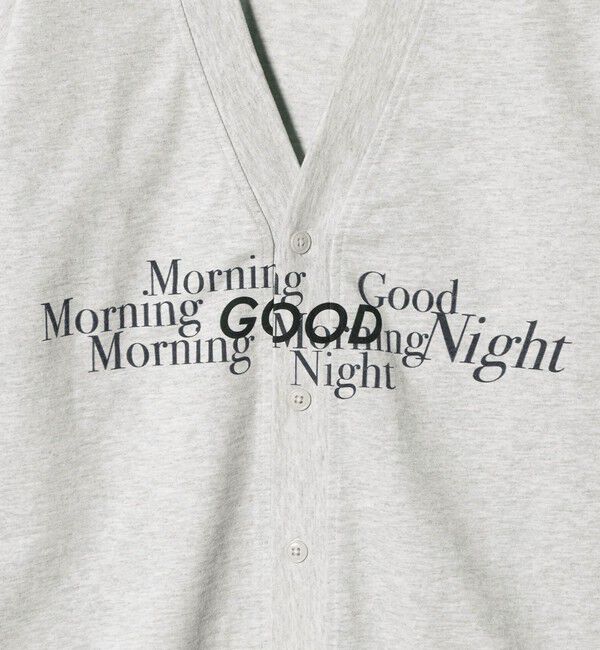 BEAUTY&YOUTH UNITED ARROWS「【別注】＜HEAR MY NAME＞ロゴ スウェットカーディガン グレー」|カーディガン|