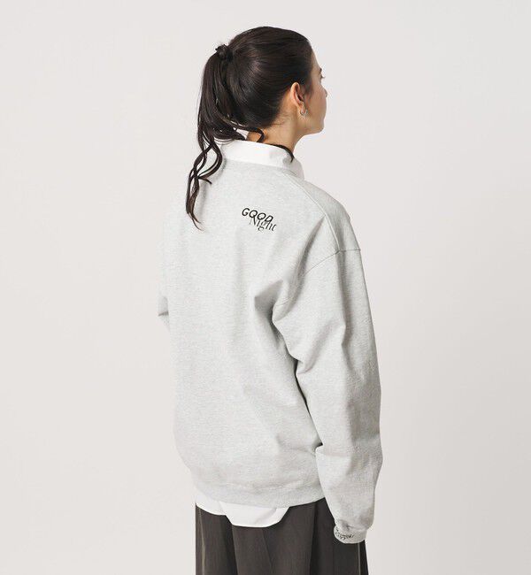 BEAUTY&YOUTH UNITED ARROWS「【別注】＜HEAR MY NAME＞ロゴ スウェットカーディガン グレー」|カーディガン|