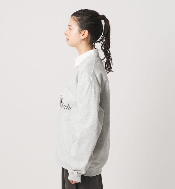 BEAUTY&YOUTH UNITED ARROWS「【別注】＜HEAR MY NAME＞ロゴ スウェットカーディガン グレー」|カーディガン|