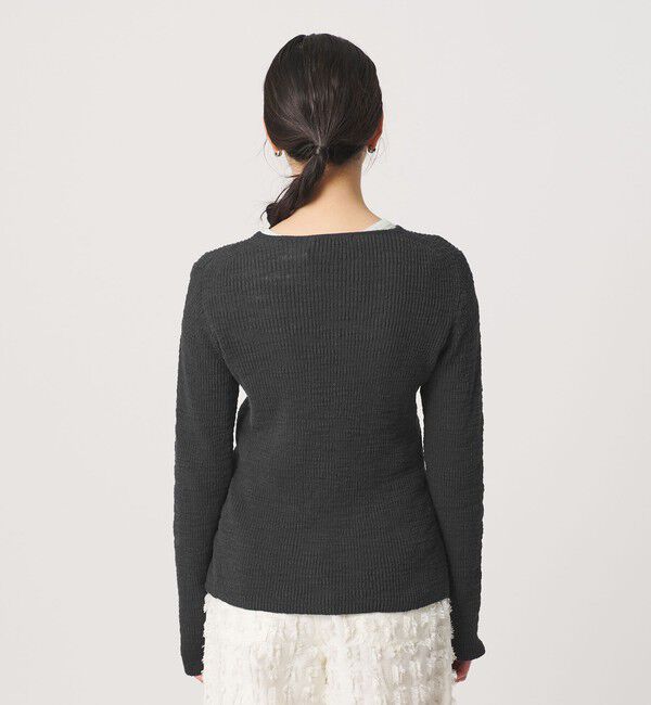 BEAUTY&YOUTH UNITED ARROWS「コットンナイロンスラブ フロントボタン カーディガン」|カーディガン|