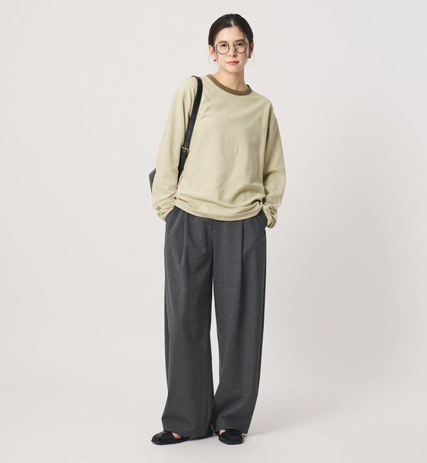 BEAUTY&YOUTH UNITED ARROWS「パイル リンガー ロングスリーブTシャツ」|Tシャツ・カットソー|