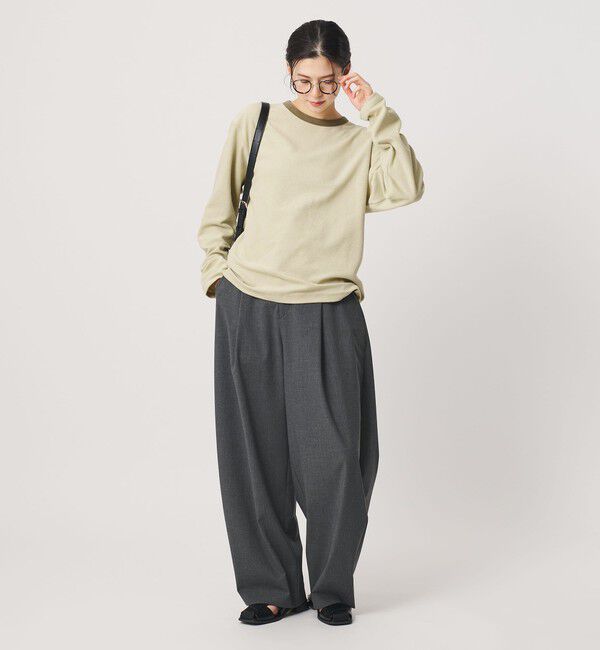 BEAUTY&YOUTH UNITED ARROWS「パイル リンガー ロングスリーブTシャツ」|Tシャツ・カットソー|