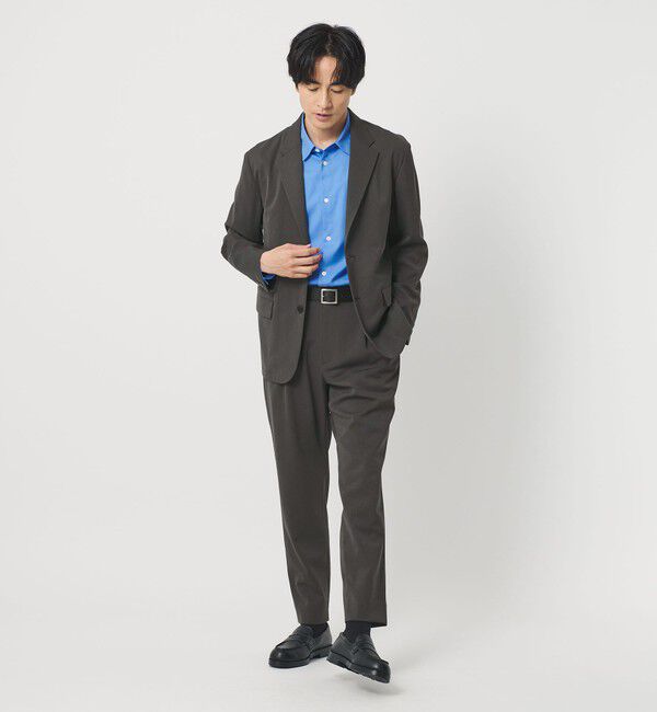 BEAUTY&YOUTH UNITED ARROWS「トリクシオン シャンブレー コンフォート ジャケット セットアップ対応可能」|テーラードジャケット|