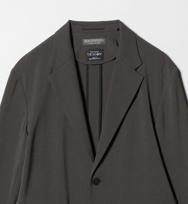 BEAUTY&YOUTH UNITED ARROWS「トリクシオン シャンブレー コンフォート ジャケット セットアップ対応可能」|テーラードジャケット|